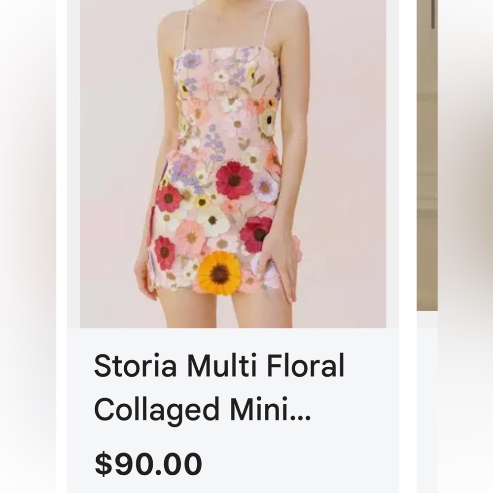 Taylor swift inspired floral mini dress